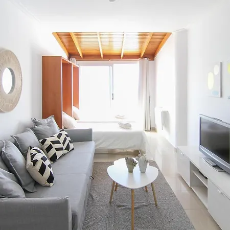 Apartamento *new* Estudio En Primera Línea Canteras
